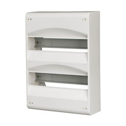 Installatiekast, opbouw, IP30, 2x13TE